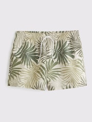 Abercrombie & Fitch Green Printed Pull On Swim Shorts - Image 6 of 7