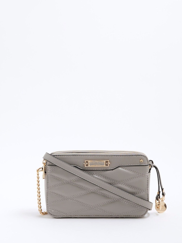 River Island Quilted Soft Cross-Body Bag - Image 1 of 6