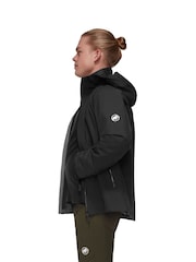Mammut Black Alto Light 3 in 1 Hardshell Hooded Jacket - Image 2 of 8