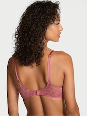 Victoria's Secret Seductive Rose Pink Non Wired Push Up Lace Bra - Image 2 of 2