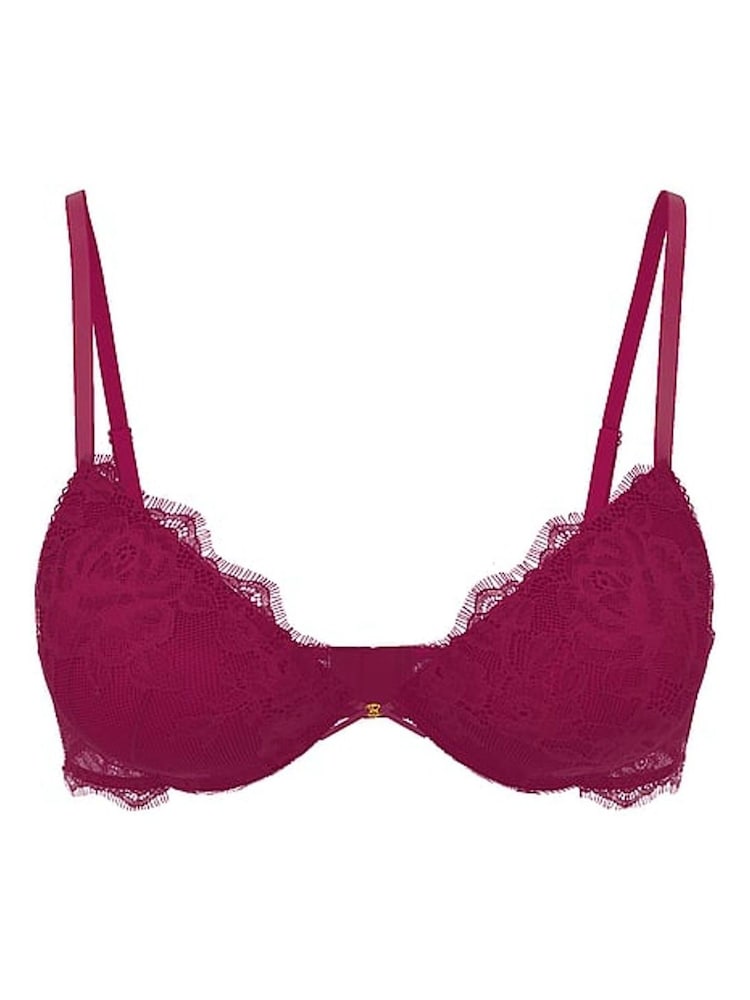 Victoria's Secret Fresh Jam Purple Add 2 Cups Push Up Bombshell Lace Bra - Image 3 of 3 Victoria's Secret Fresh Jam Purple Add 2 Cups Push Up Bombshell Lace Bra - Image 3 of 3