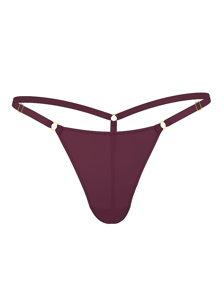 Victoria's Secret Winter Wine Red G-String Knickers - Image 3 of 3