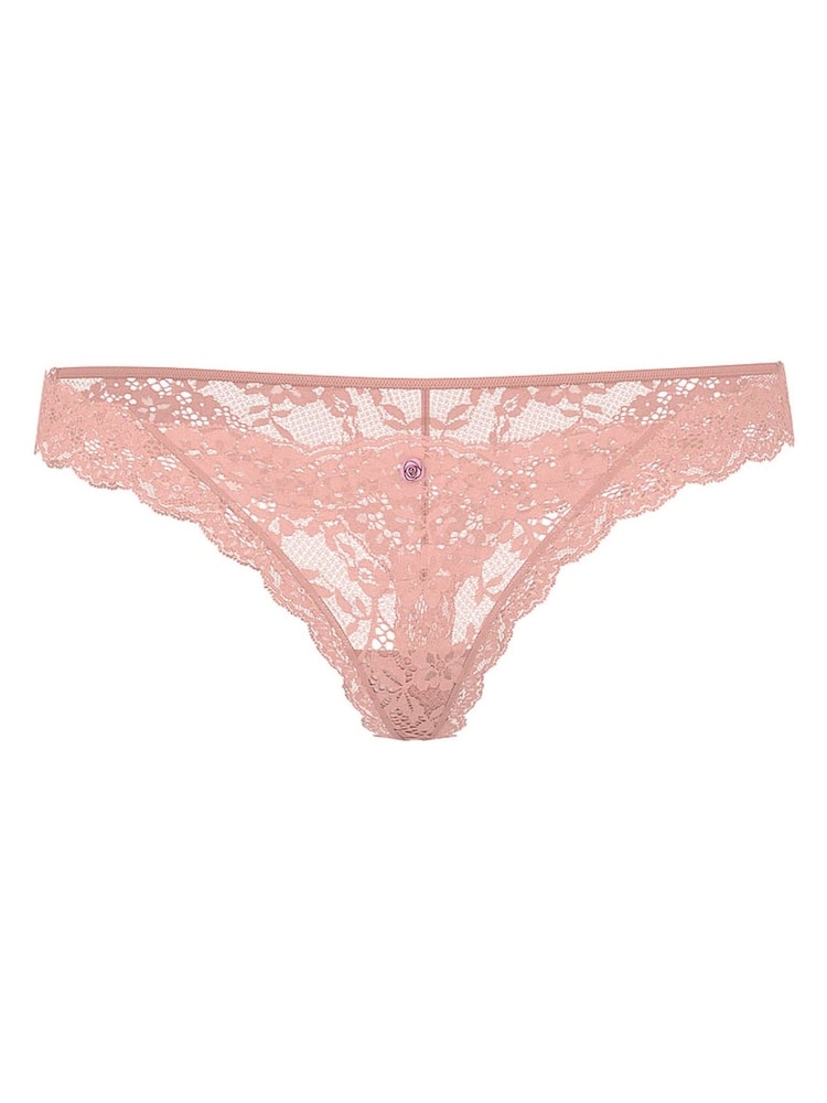 Victoria's Secret Royal Pink Thong Lace Knickers - Image 4 of 4