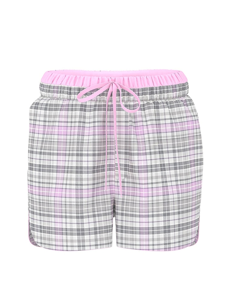 Victoria's Secret PINK Silver Grey Plaid Boyfriend Pyjama Bottoms - Image 3 of 3 Victoria's Secret PINK Silver Grey Plaid Boyfriend Pyjama Bottoms - Image 3 of 3