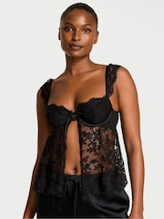 Victoria's Secret Black Fly Away Top - Image 1 of 3