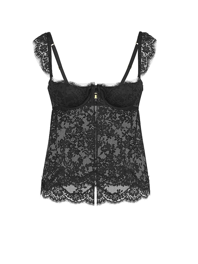 Victoria's Secret Black Fly Away Top - Image 3 of 3