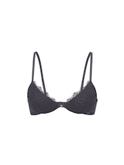 Victoria's Secret Tornado Grey Push Up Lace Bra - Image 3 of 3