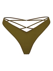 Victoria's Secret Green Chameleon Thong Knickers - Image 3 of 3
