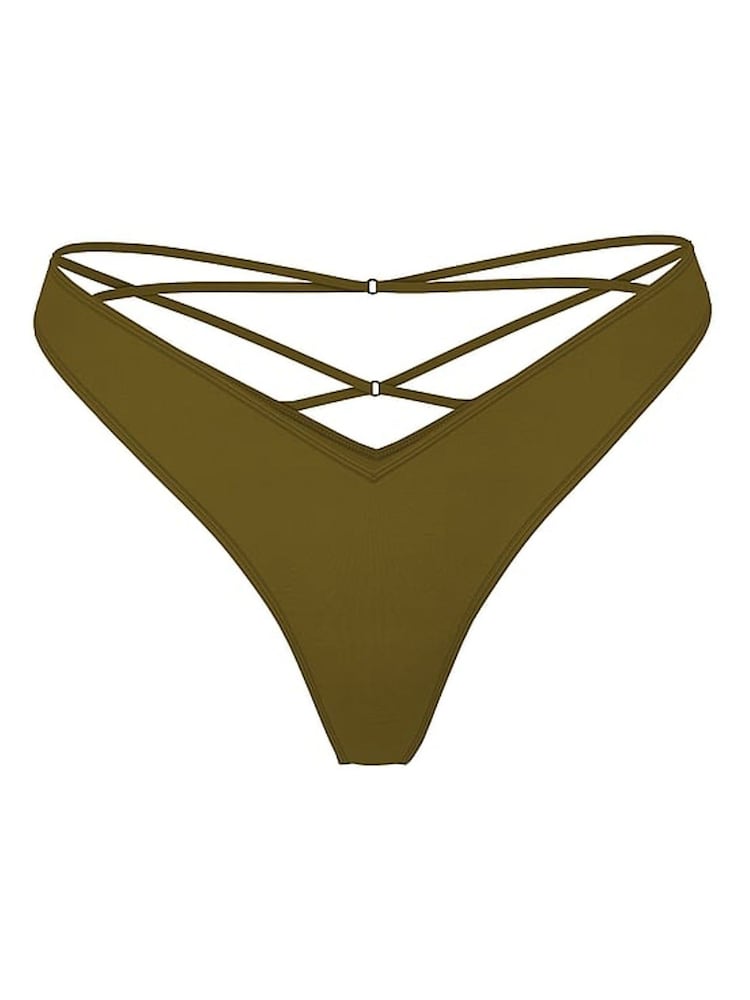 Victoria's Secret Green Chameleon Thong Knickers - Image 3 of 3