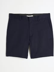 Azul - River Island Unbelted Chino Shorts - Imagen 5 de 6