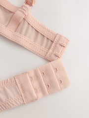 Rose/Light Pink Push Up Plunge Lace Bras 2 Pack - Image 9 of 9