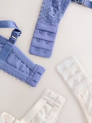 Zils/krēms - Vieglas polsterētas krūšturi bez stieņiem, īpaši ērti 2 iepakojumā - Attēls 11 no 11