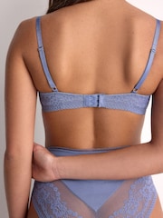 Blue/Cream Light Pad Non Wire Ultimate Comfort Bras 2 Pack - Image 5 of 5