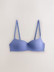 Zils/krēms - Vieglas polsterētas krūšturi bez stieņiem, īpaši ērti 2 iepakojumā - Attēls 8 no 11