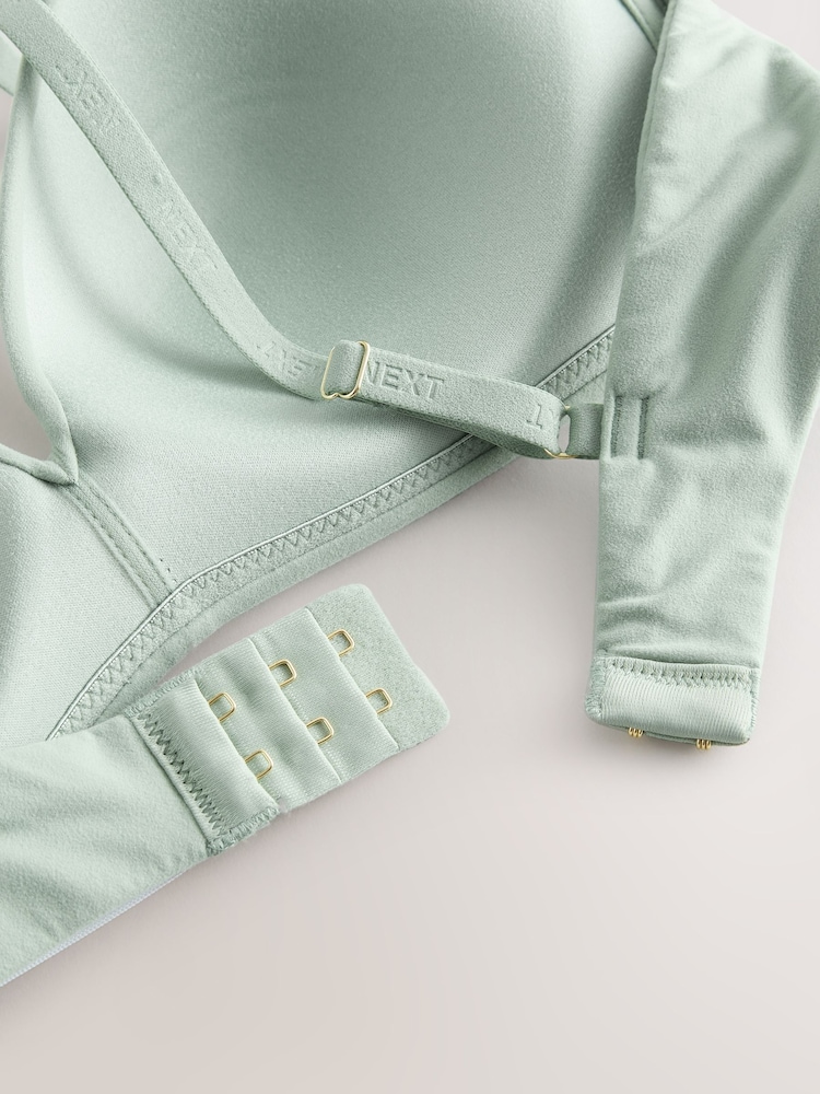 Grün - Gebürsteter BH für ultimativen Komfort, A–E - Bild 6 von 6