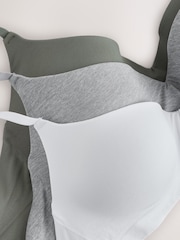Khaki/Grey/White - Seamless Bra - Εικόνα 12 του 12