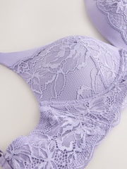 Lilac Purple Pad Non Wire Ultimate Comfort Lounge Bra - Image 6 of 7