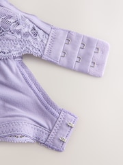 Lilac Purple Pad Non Wire Ultimate Comfort Lounge Bra - Image 7 of 7