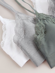 Kaki/Gri/Alb - Sutien fără cusături - Imaginea 10 din 11