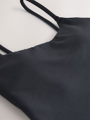 Black Active Longline Secret Support Sports Crop Bra - Image 6 of 7