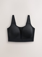 Black DD+ Ultimate Dry Tech Breathable Lightweight Pad High Impact Sports Bra - Image 7 of 10