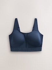 Navy DD+ Ultimate Dry Tech Breathable Lightweight Pad High Impact Sports Bra - Image 7 of 10