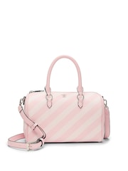 Victoria's Secret Heritage Stripe Pink Mini Crossbody Bag - Image 1 of 4