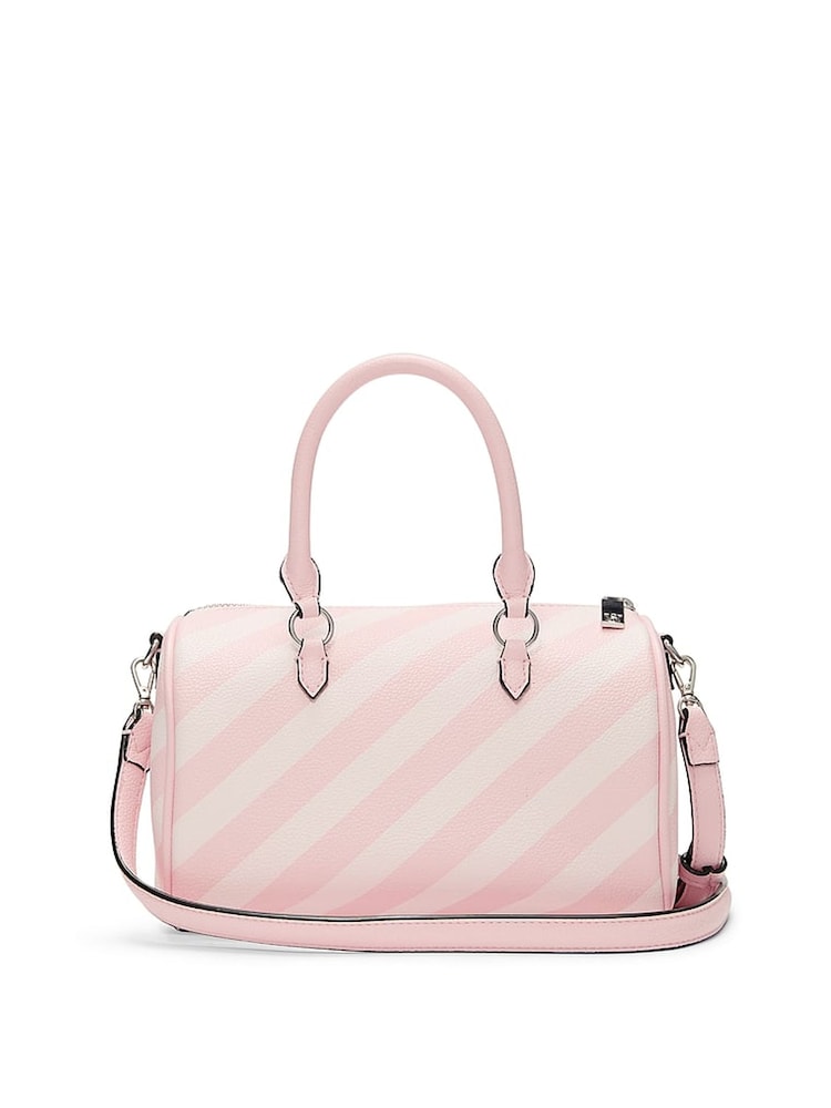 Victoria's Secret Heritage Stripe Pink Mini Crossbody Bag - Image 2 of 4