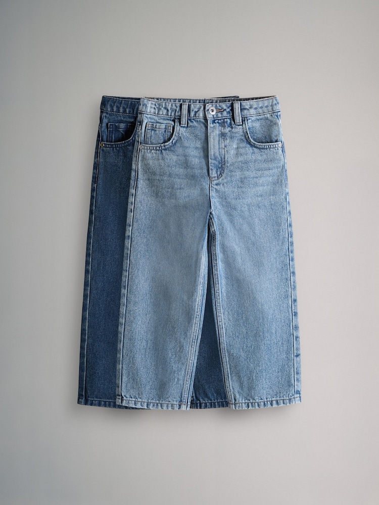 כחול מיד/כהה - The Set מארז של 2 זוגות מכנסי ג'ינס רפויים - תמונה 1 מתוך 5 כחול מיד/כהה - The Set מארז של 2 זוגות מכנסי ג'ינס רפויים - תמונה 1 מתוך 5