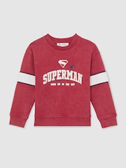 Reiss | Superman Cotton Logo Sweatshirt - Image 2 of 5