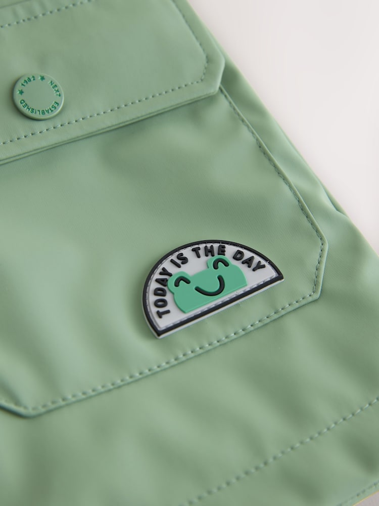 Green Frog Character Shower Resistant Coat (3mths-7yrs) - Image 5 of 5