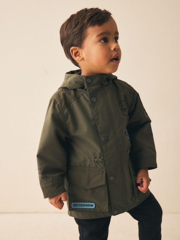 Khaki Green Midweight Parka (3mths-7yrs) - Image 1 of 4
