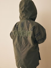 Khaki Green Midweight Parka (3mths-7yrs) - Image 3 of 4