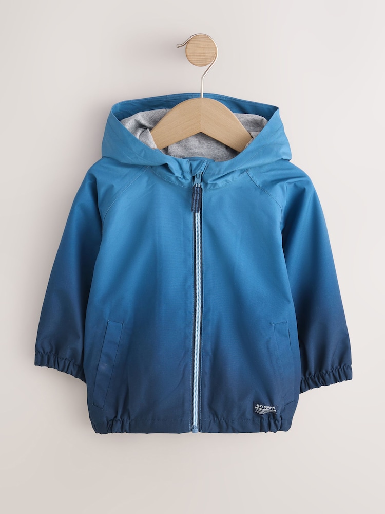 Albastru Ombre - Waterproof Cagoule (3mths-7yrs) - Imaginea 1 din 6 Albastru Ombre - Waterproof Cagoule (3mths-7yrs) - Imaginea 1 din 6