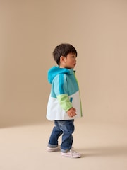 Green Colour Block Waterproof Cagoule (3mths-7yrs) - Image 2 of 12