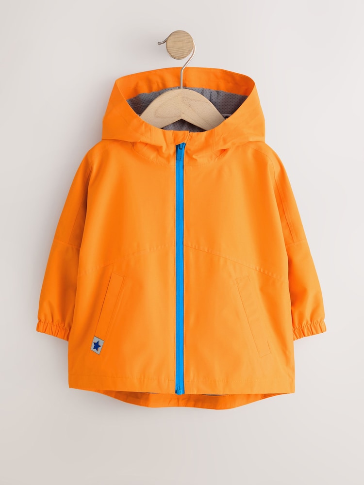 Portocaliu - Waterproof Cagoule (3mths-7yrs) - Imaginea 1 din 7 Portocaliu - Waterproof Cagoule (3mths-7yrs) - Imaginea 1 din 7