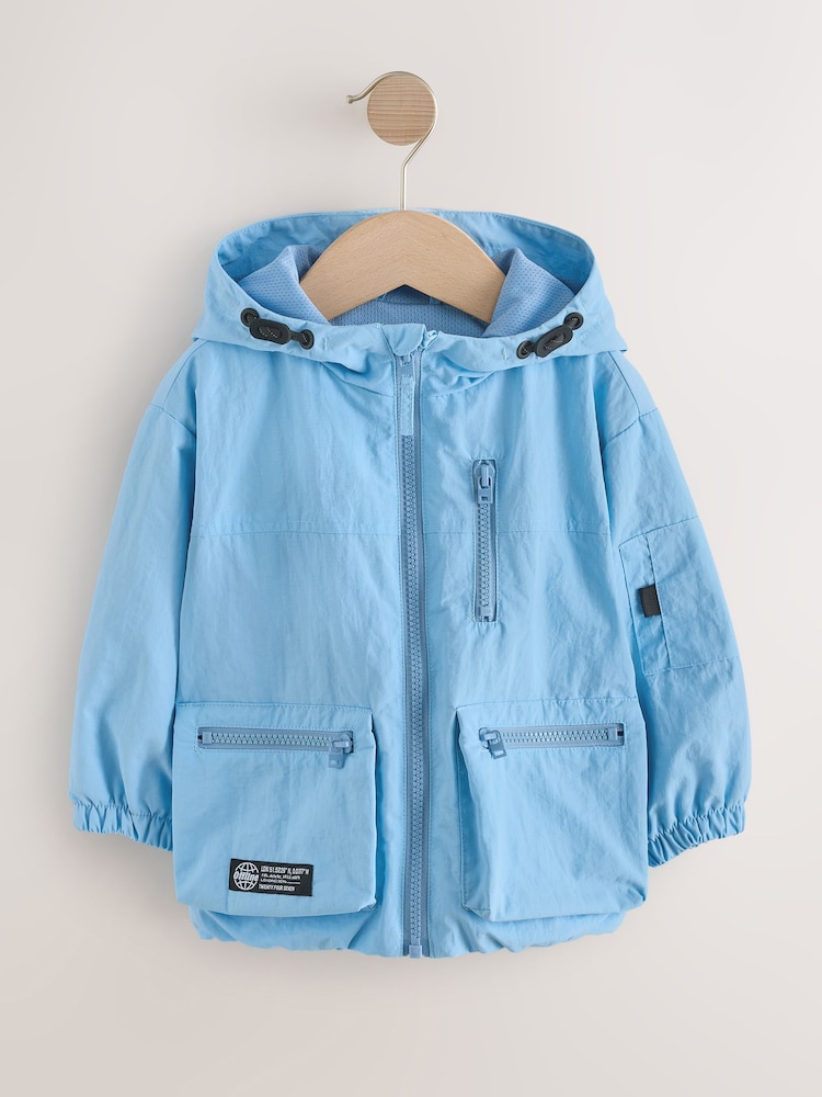 Açıq Mavi - Lightweight Utility Jacket (3mths-7yrs) - 6şəkildən 1 şəkil