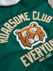 Grønn/Solbrun - Universitetsjakke (3mnd–7år) - Bilde 10 av 10