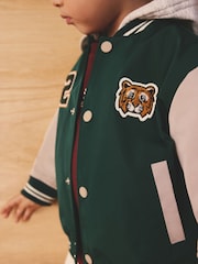 Grønn/Solbrun - Universitetsjakke (3mnd–7år) - Bilde 3 av 10