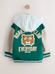 Grønn/Solbrun - Universitetsjakke (3mnd–7år) - Bilde 5 av 10