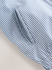 Light Blue Pinstripe Bomber Jacket (3mths-7yrs) - Image 3 of 8