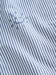 Light Blue Pinstripe Bomber Jacket (3mths-7yrs) - Image 6 of 8