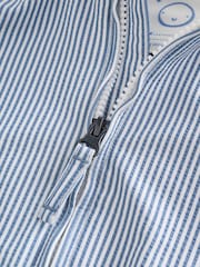 Light Blue Pinstripe Bomber Jacket (3mths-7yrs) - Image 8 of 8