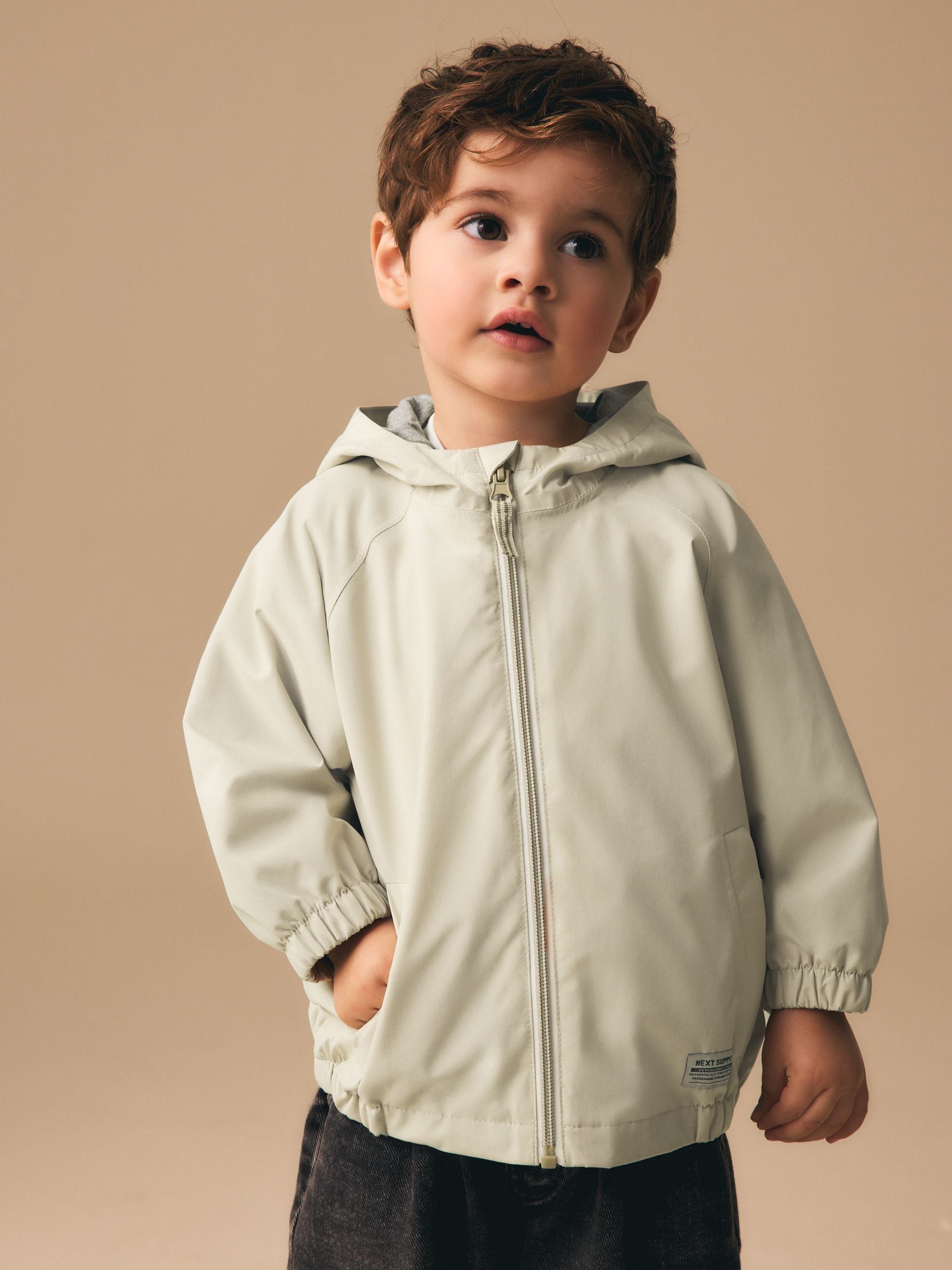 uyu Cumpără Alb-gălbui - Jachetă impermeabilă Cagoule (3luni-7ani
