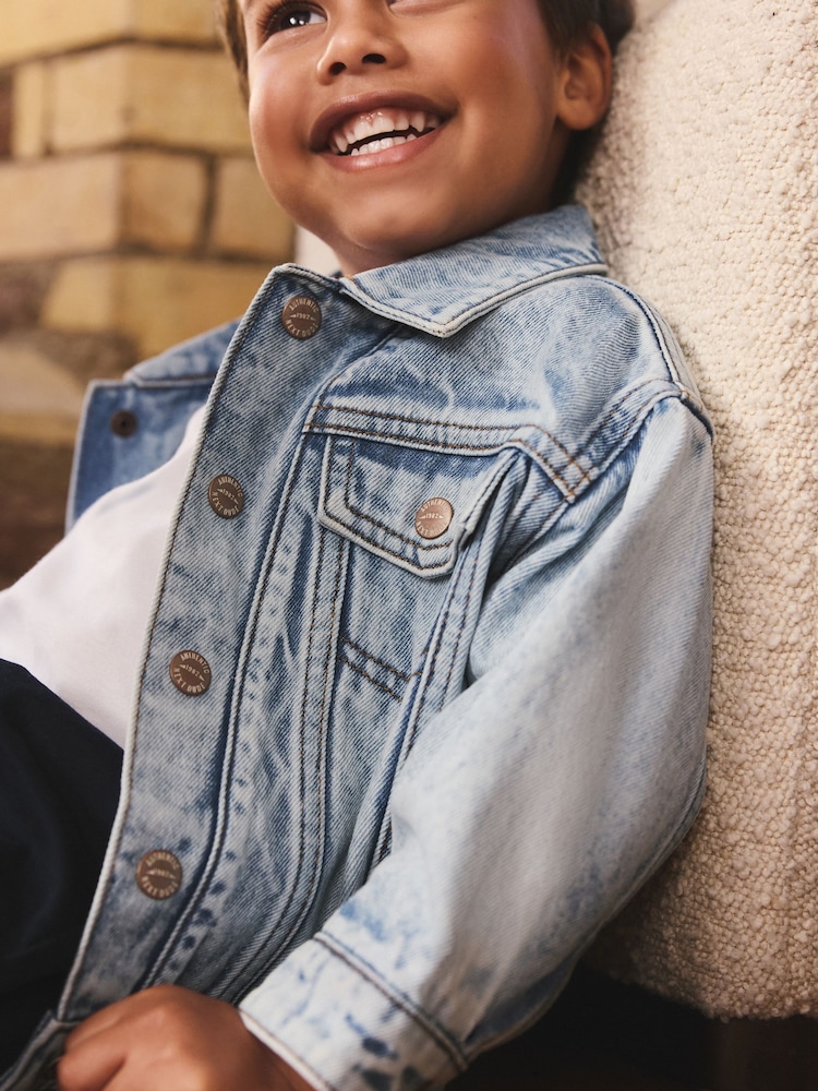 Blekemiddel Denim - Jakke (3mnd-10år) - Bilde 1 av 3