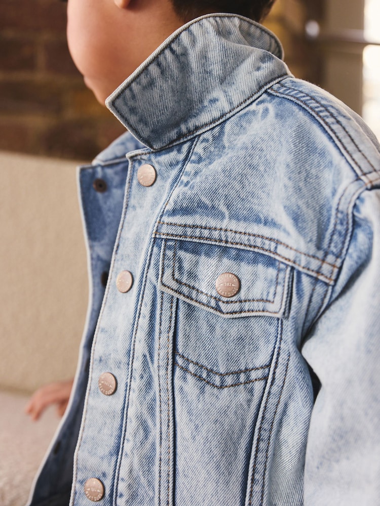 Blekemiddel Denim - Jakke (3mnd-10år) - Bilde 3 av 3