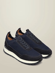 Charles Tyrwhitt Blue Knitted Trainers - Image 2 of 4