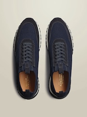 Charles Tyrwhitt Blue Knitted Trainers - Image 3 of 4