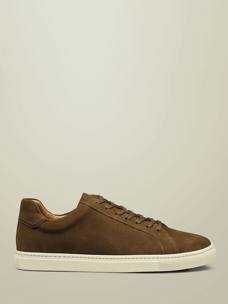 Charles Tyrwhitt Brown Suede Trainers - Image 1 of 3