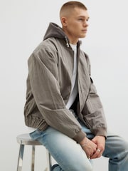 River Island Hooded Bomber Jacket - Bild 2 von 4